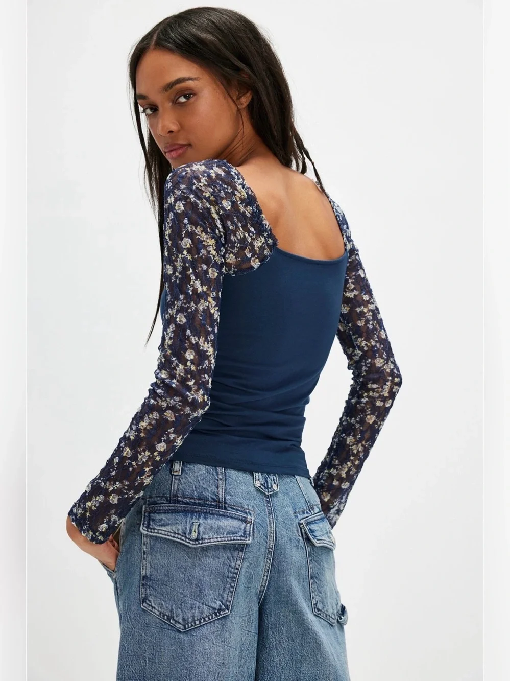 ✨NWT Free People Josie Long Sleeve Top XS✨